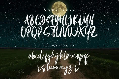 Moon Stars font