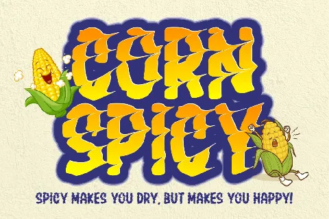 Corn Spicy font