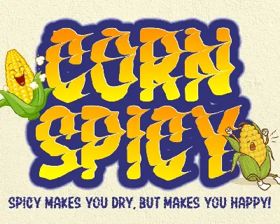 Corn Spicy font