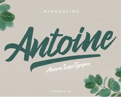 Antoine font