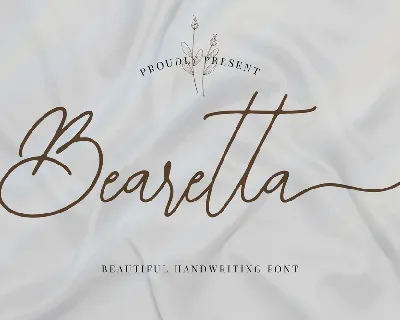 Bearetta font