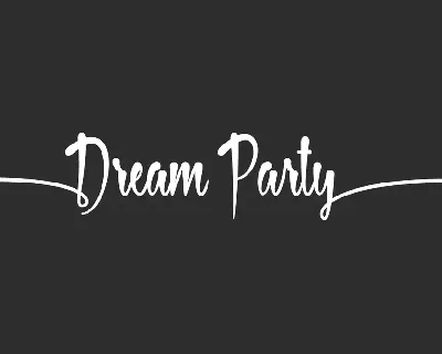 Dream Party Demo font