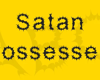 Satan Possessed font