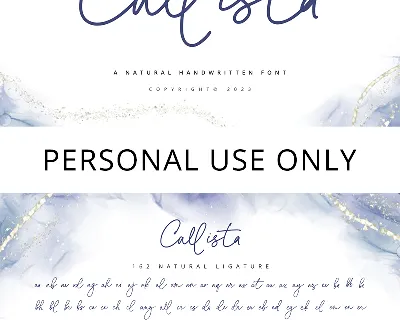 Callista Free font