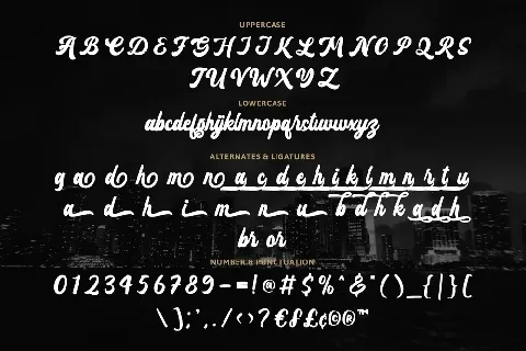 Mangola font