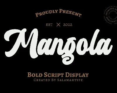 Mangola font