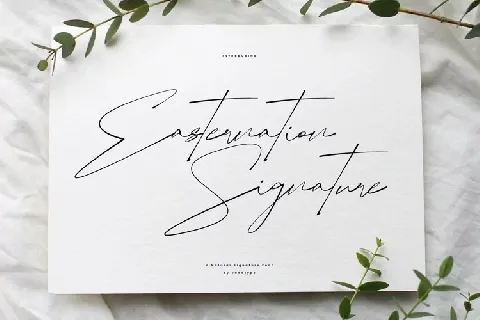 Easternation Signature font