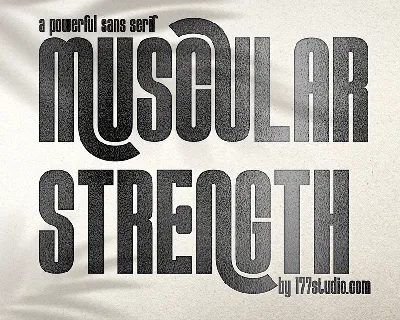 Muscular Strength font