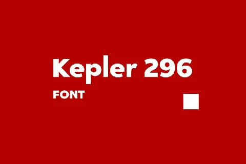Kepler 296 Sans font