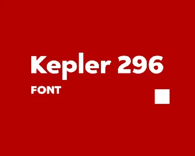 Kepler 296 Sans font