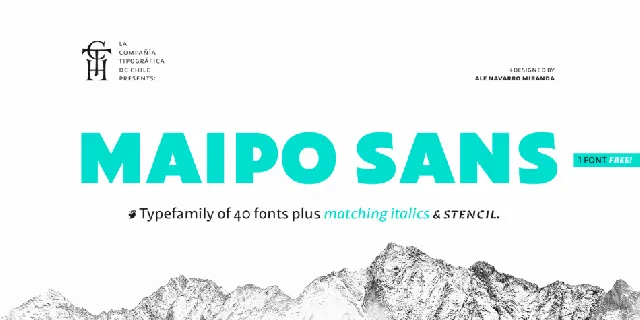 Maipo Sans Family font