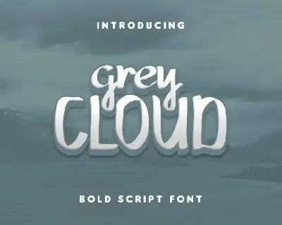 Grey Cloud Demo font
