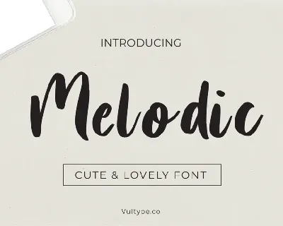 MELODIC font