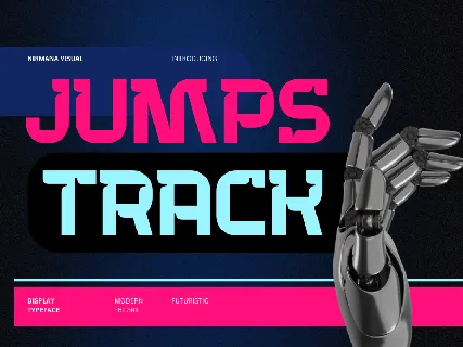 Jumps Track - Demo Version font