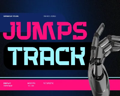 Jumps Track - Demo Version font