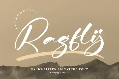 Ragflij font