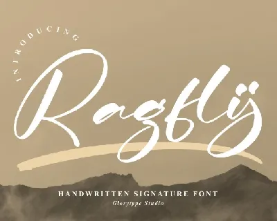 Ragflij font