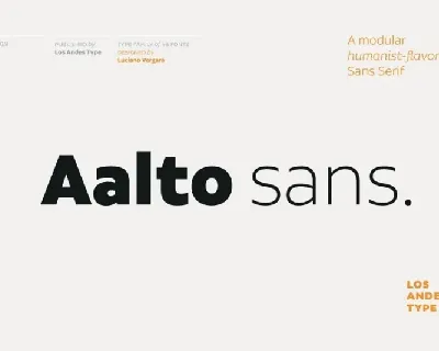 Aalto Sans Family font