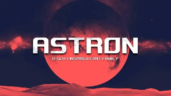 Astron Display font