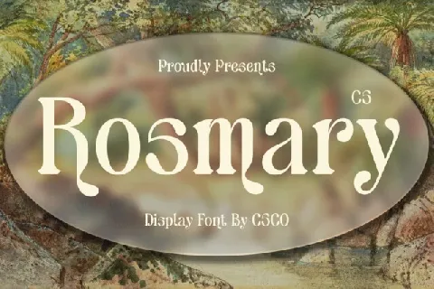 CS Rosmary font