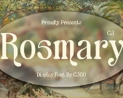 CS Rosmary font