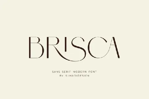 Brisca font