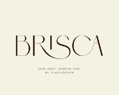 Brisca font