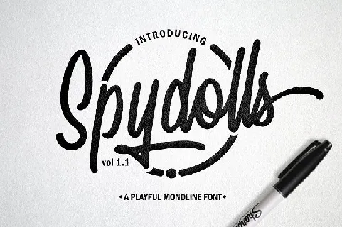 Spydolls Script font