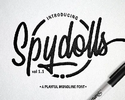 Spydolls Script font