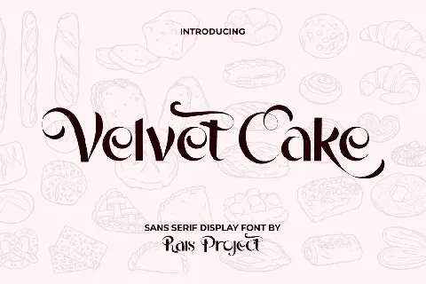 VelvetCakeDemo font