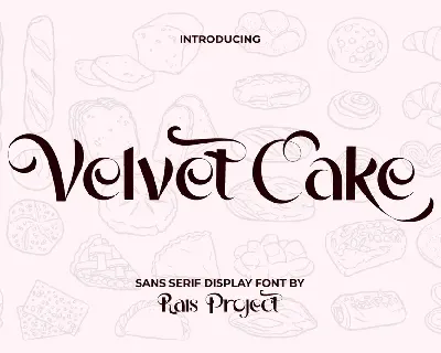 VelvetCakeDemo font