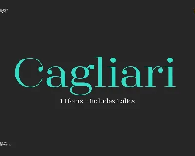 Cagliari font