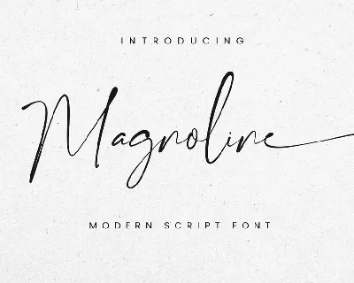 Magnoline font