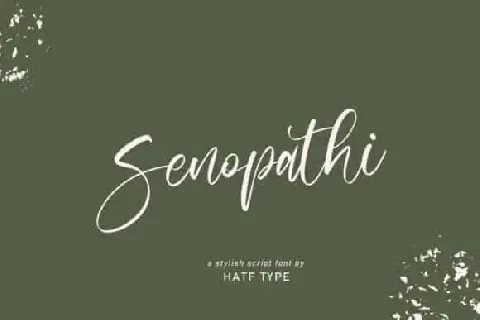 Senopathi Script font