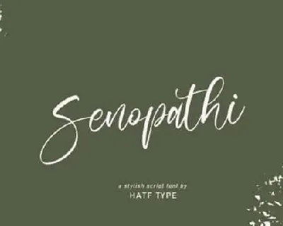 Senopathi Script font