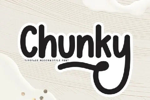 Chunky font