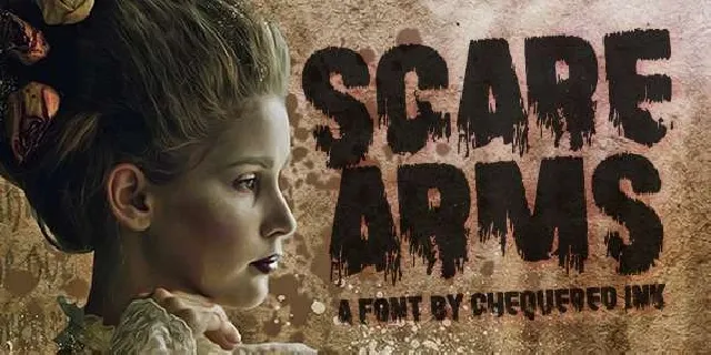 Scare Arms font