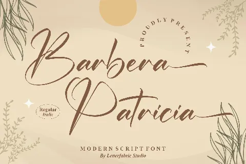 Barbera Patricia font