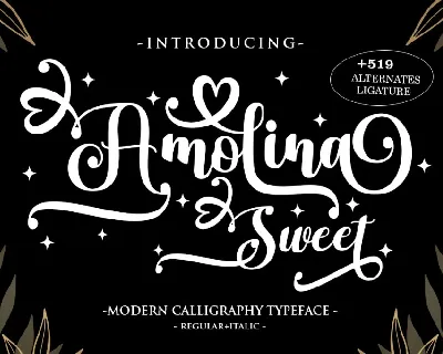 Amolina Sweet font
