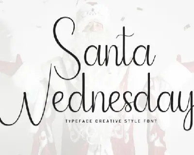 Santa Wednesday Script font