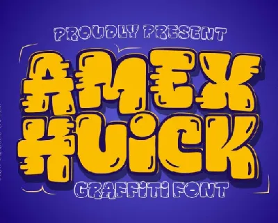 Amex Huick font