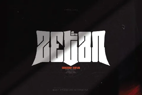 Zetan font