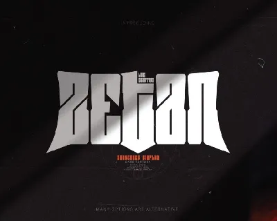 Zetan font