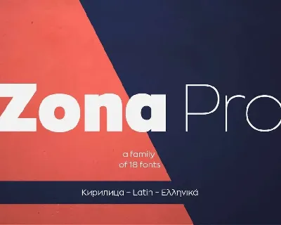 Zona Pro font