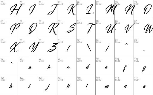 Washington Calligraphy font