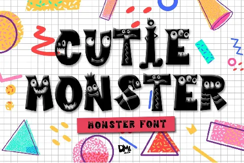 Cute Monster font