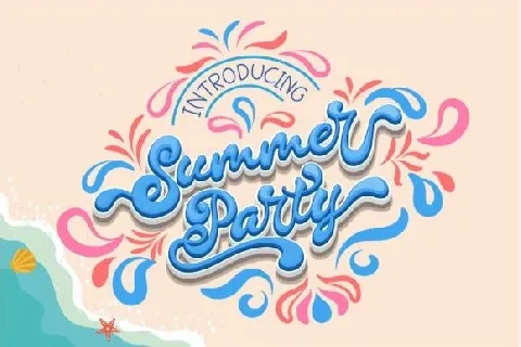 Summer Party font