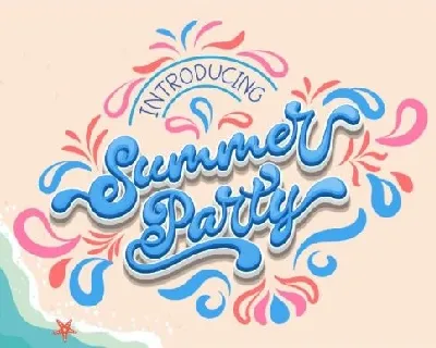 Summer Party font