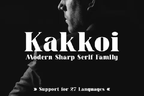 Kakkoi Serif font