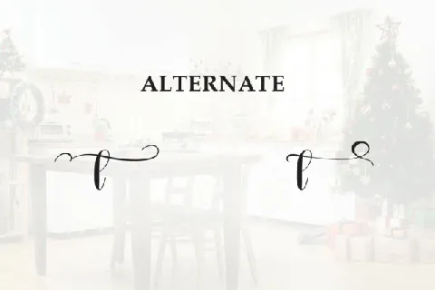 Kitchen Christmas Script font